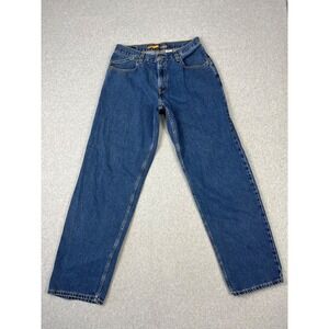 Vinatge Levis Silvertab Baggy Jeans Mens 33x34 Blue Denim Loose Fit Straight Y2K